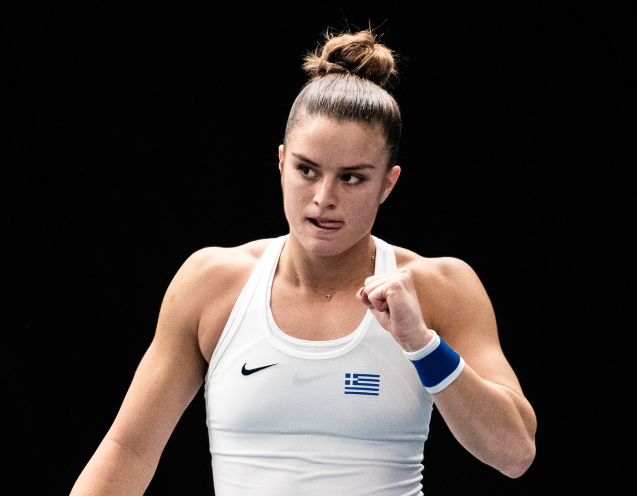 Maria Sakkari is a professional tennis player from Greece, currently ranked world No. 7 in singles by the Women's Tennis Association (WTA). Sakkari has been a consistent performer on the WTA tour, reaching the fourth round or better at all four Grand Slam events, and winning her first WTA title in 2019.